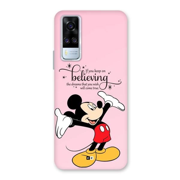 Believing Dreams Back Case for Vivo Y31