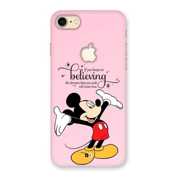 Believing Dreams Back Case for iPhone 7 Apple Cut