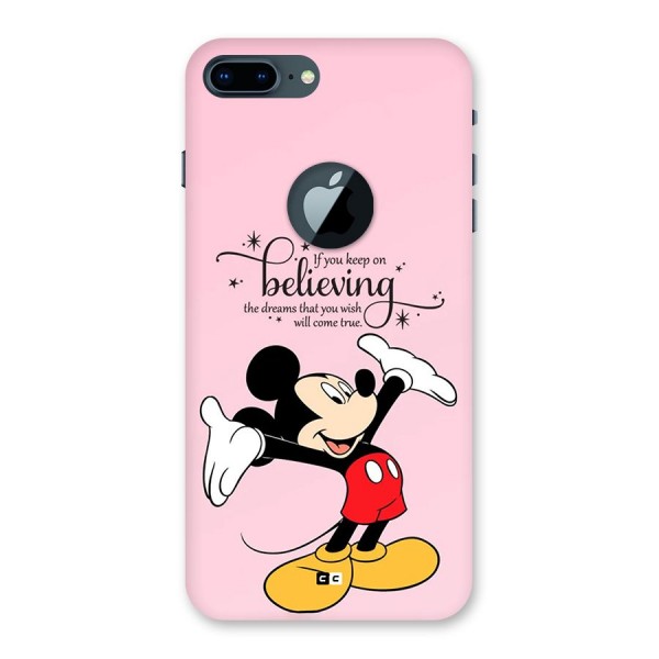 Believing Dreams Back Case for iPhone 7 Plus Logo Cut