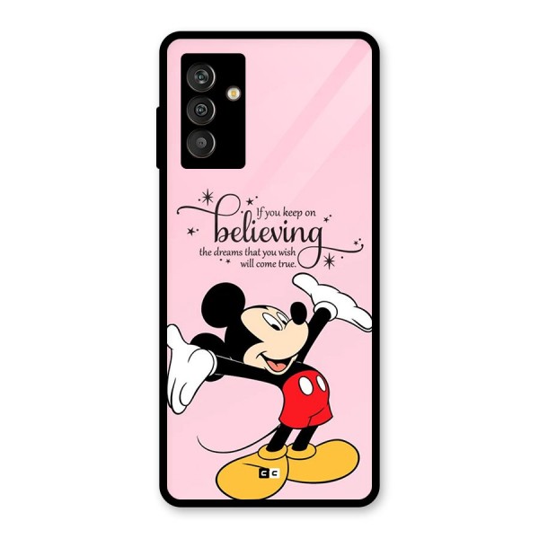 Believing Dreams Glass Back Case for Galaxy M13