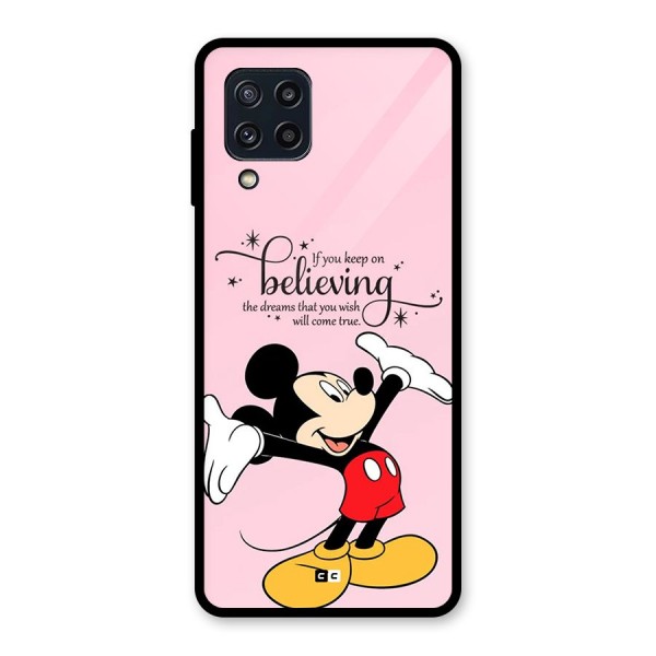 Believing Dreams Glass Back Case for Galaxy M32