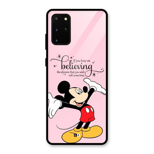 Believing Dreams Glass Back Case for Galaxy S20 Plus