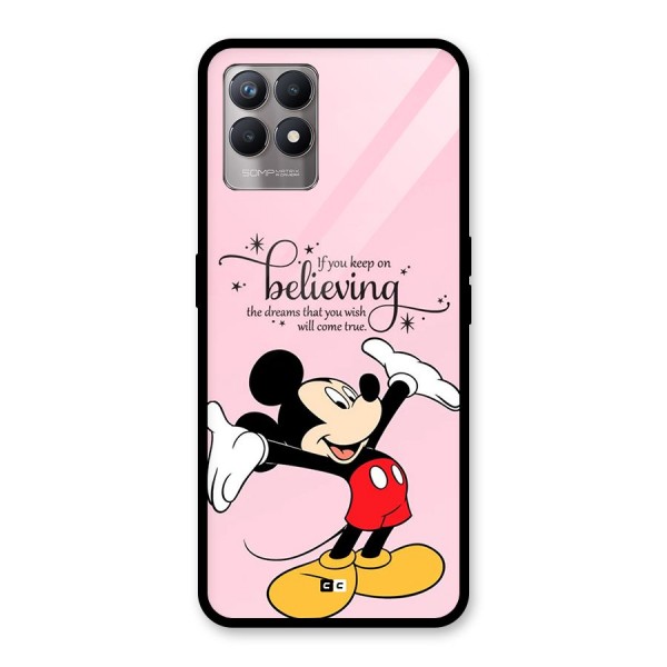 Believing Dreams Glass Back Case for Realme 8i