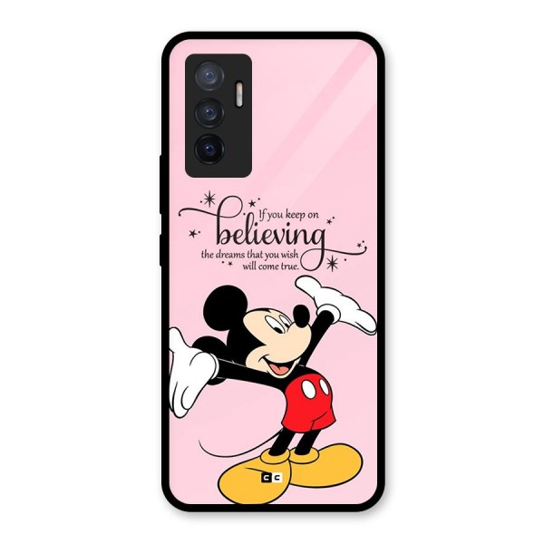 Believing Dreams Glass Back Case for Vivo V23e