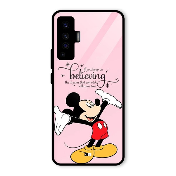 Believing Dreams Glass Back Case for Vivo X50