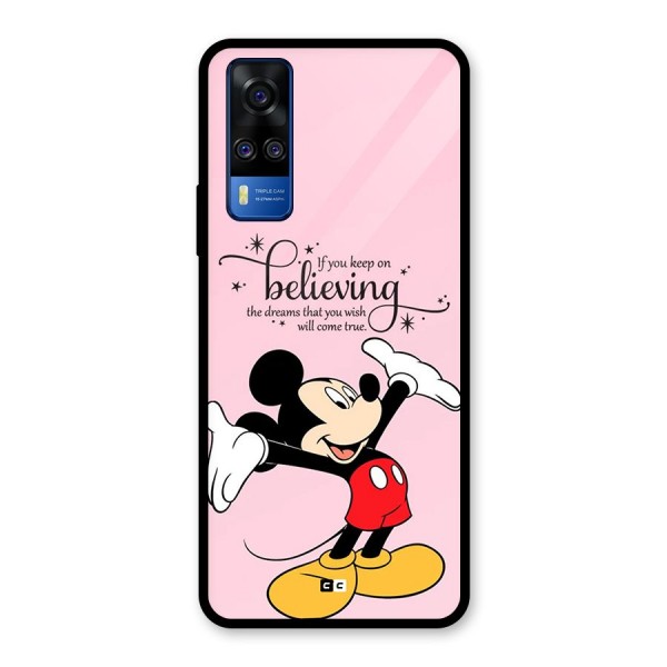 Believing Dreams Glass Back Case for Vivo Y31