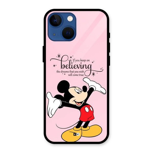 Believing Dreams Glass Back Case for iPhone 13 Mini