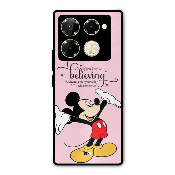 Believing Dreams Metal Back Case for Infinix Note 40 Pro Plus