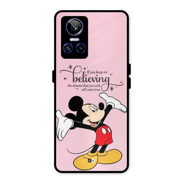 Believing Dreams Metal Back Case for Realme GT Neo 3