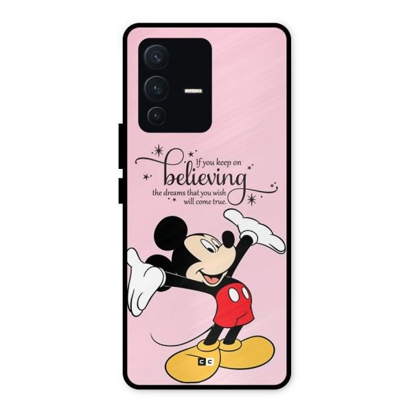 Believing Dreams Metal Back Case for Vivo V23 5G