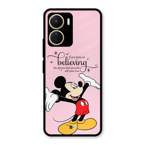 Believing Dreams Metal Back Case for Vivo Y16