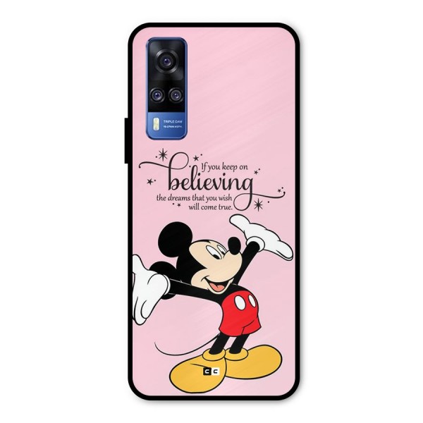 Believing Dreams Metal Back Case for Vivo Y31