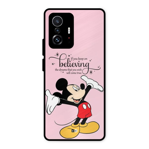 Believing Dreams Metal Back Case for Xiaomi 11T Pro