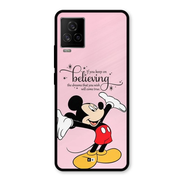 Believing Dreams Metal Back Case for iQOO 7 Legend 5G