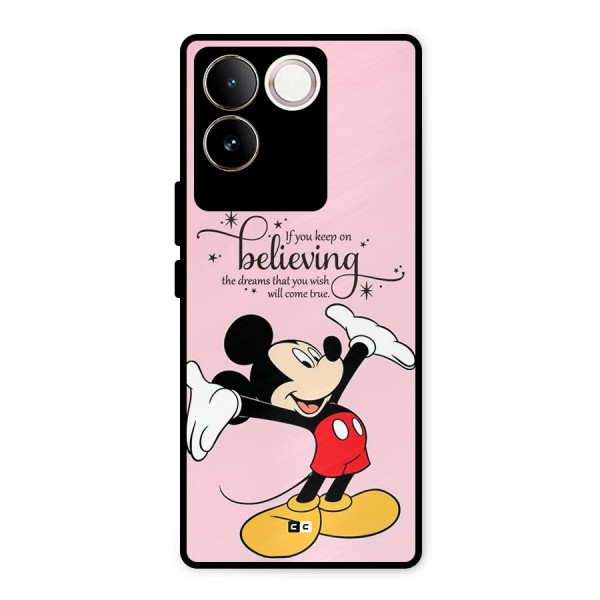 Believing Dreams Metal Back Case for iQOO Z7 Pro
