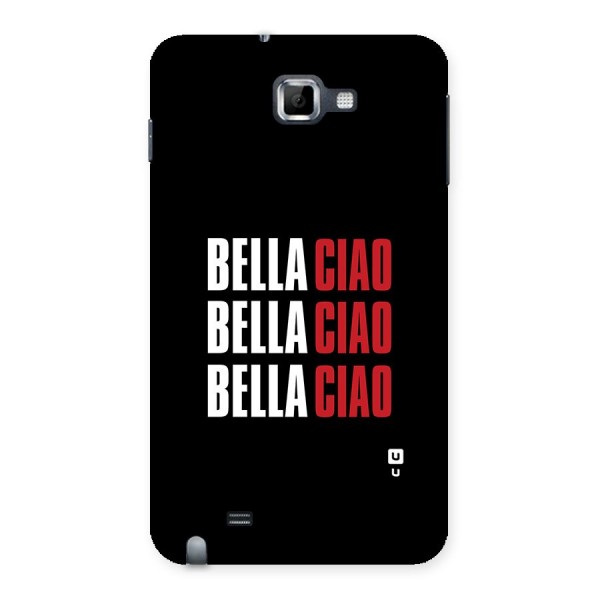 Bella Ciao Bella Ciao Bella Ciao Back Case for Galaxy Note