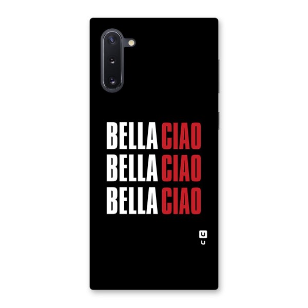 Bella Ciao Bella Ciao Bella Ciao Back Case for Galaxy Note 10