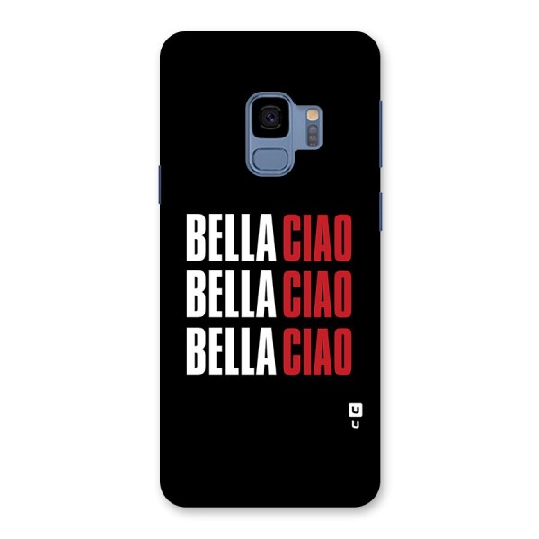 Bella Ciao Bella Ciao Bella Ciao Back Case for Galaxy S9