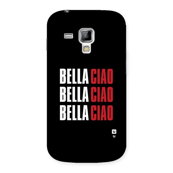 Bella Ciao Bella Ciao Bella Ciao Back Case for Galaxy S Duos