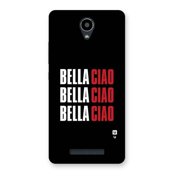 Bella Ciao Bella Ciao Bella Ciao Back Case for Redmi Note 2