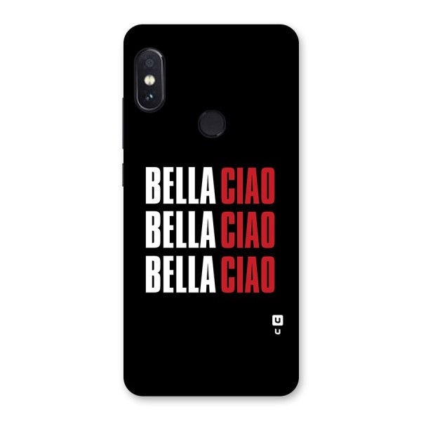 Bella Ciao Bella Ciao Bella Ciao Back Case for Redmi Note 5 Pro