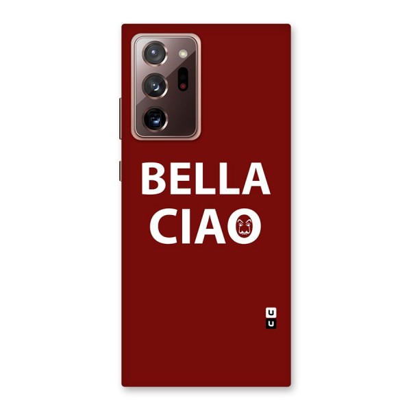 Bella Ciao Typography Art Back Case for Galaxy Note 20 Ultra
