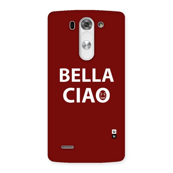 Bella Ciao Typography Art Back Case for LG G3 Mini