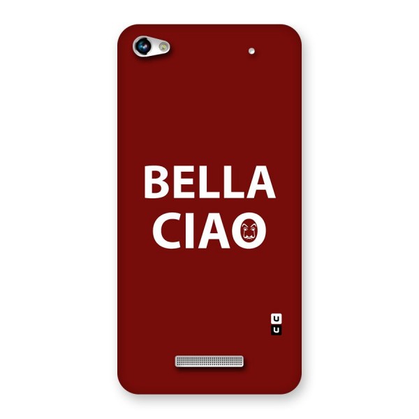Bella Ciao Typography Art Back Case for Micromax Hue 2