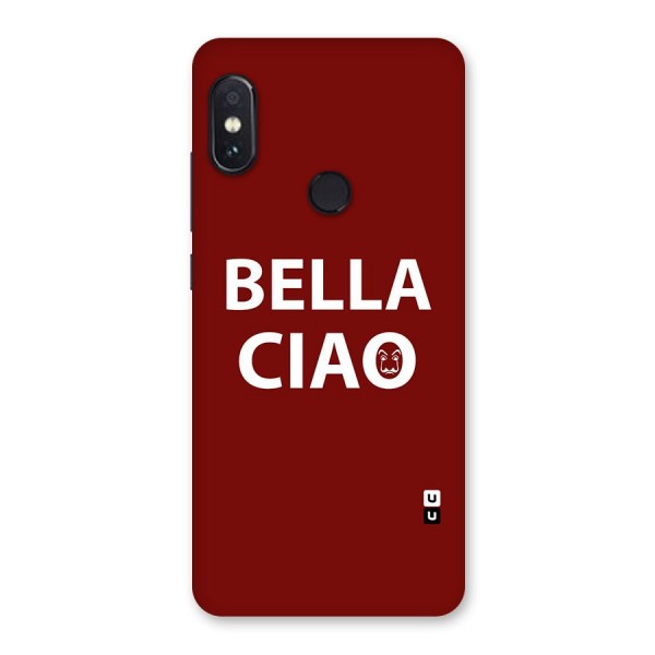 Bella Ciao Typography Art Back Case for Redmi Note 5 Pro