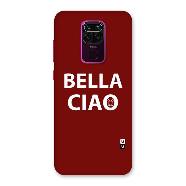 Bella Ciao Typography Art Back Case for Redmi Note 9
