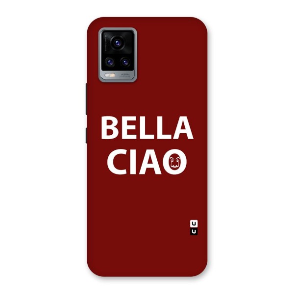 Bella Ciao Typography Art Back Case for Vivo V20