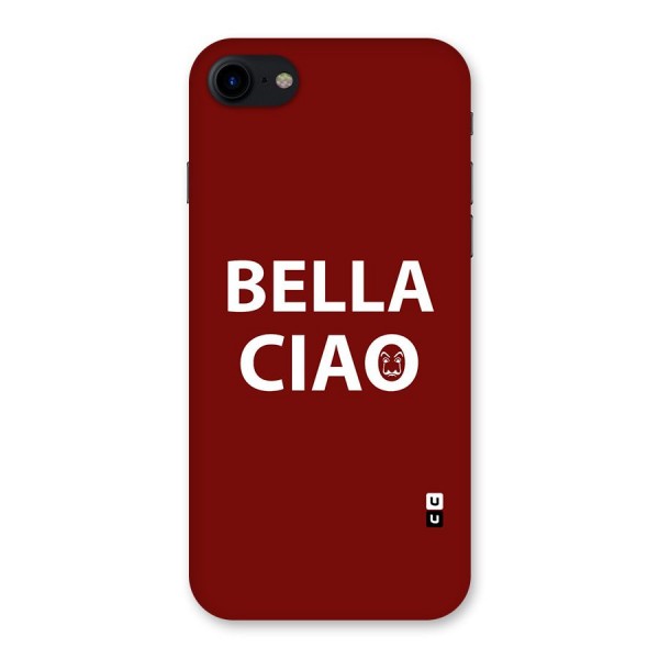 Bella Ciao Typography Art Back Case for iPhone SE 2020