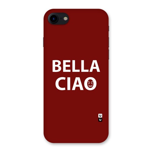 Bella Ciao Typography Art Back Case for iPhone SE 2020