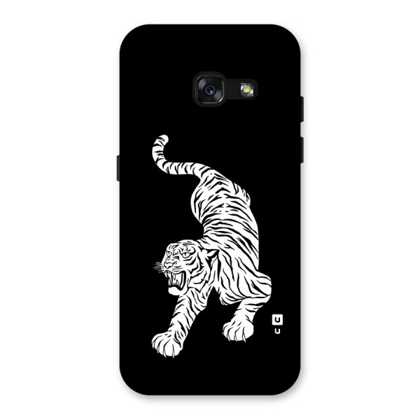 Bengal Tiger Stencil Art Back Case for Galaxy A3 (2017)