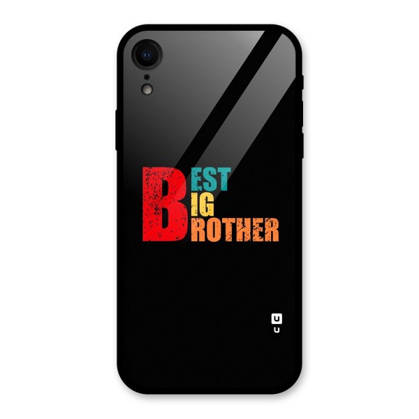 Best Big Brother Glass Back Case for iPhone XR