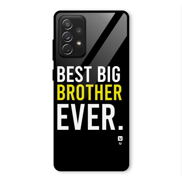 Best Brother Ever Glass Back Case for Galaxy A72