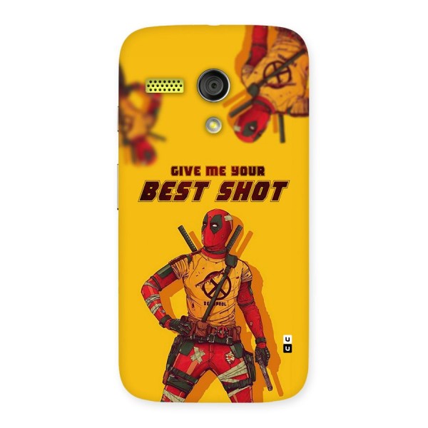 Best Shot Back Case for Moto G