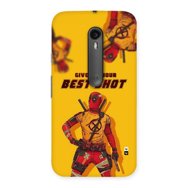 Best Shot Back Case for Moto G3