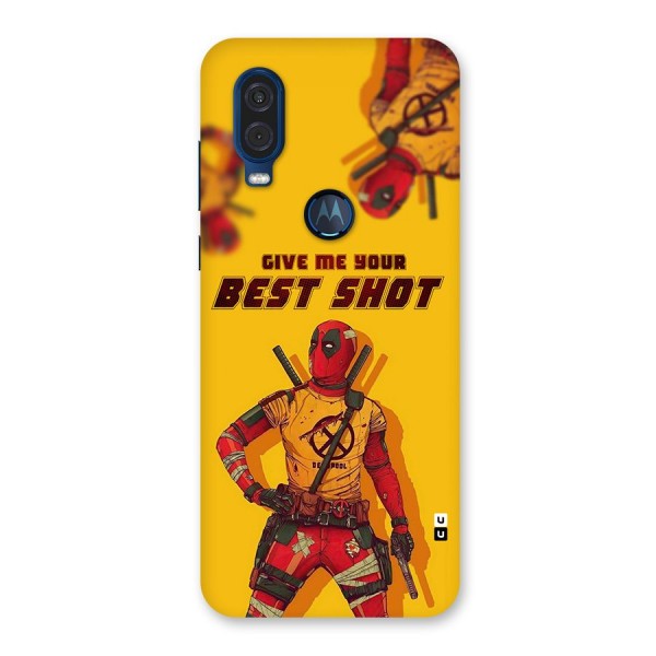 Best Shot Back Case for Motorola One Vision
