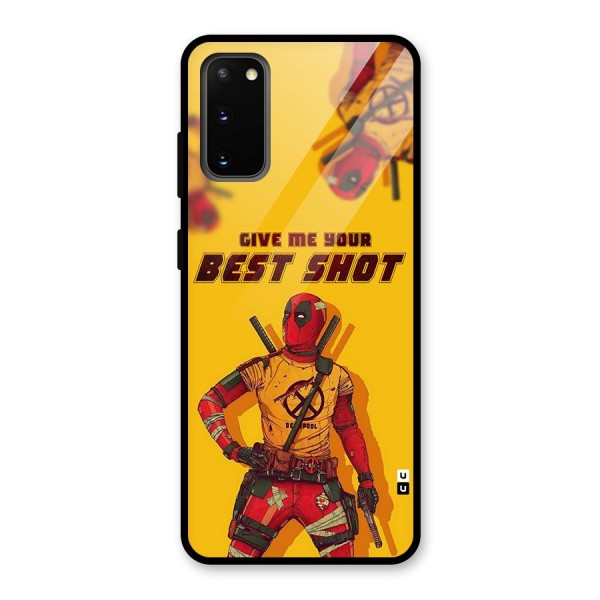Best Shot Glass Back Case for Galaxy S20