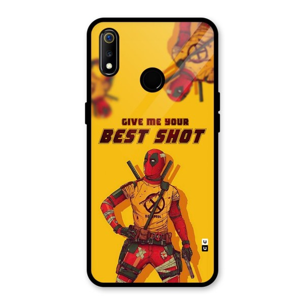 Best Shot Glass Back Case for Realme 3
