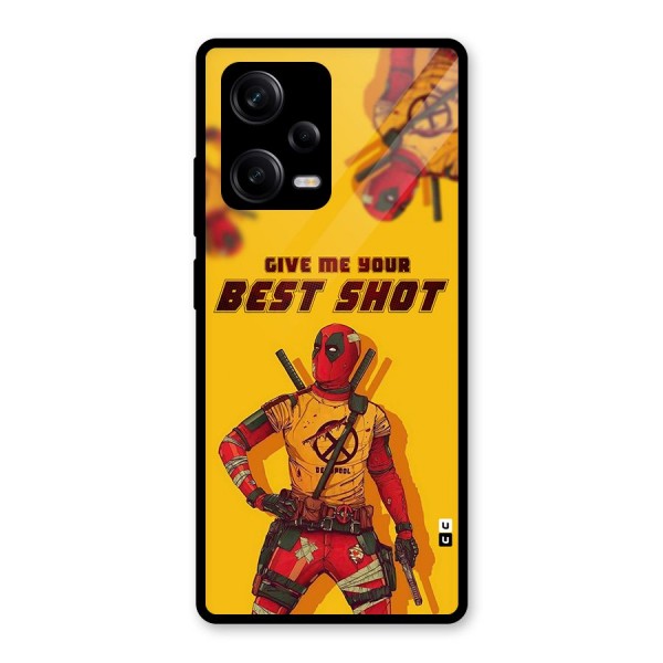 Best Shot Glass Back Case for Redmi Note 12 Pro