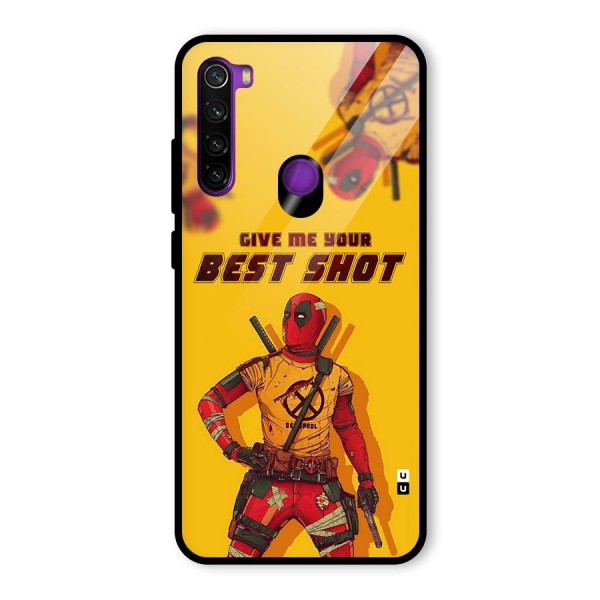 Best Shot Glass Back Case for Redmi Note 8