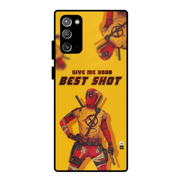 Best Shot Metal Back Case for Galaxy Note 20