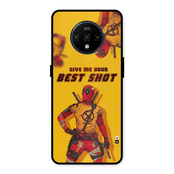 Best Shot Metal Back Case for OnePlus 7T