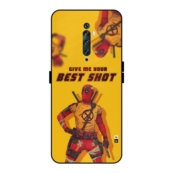 Best Shot Metal Back Case for Oppo Reno2 F