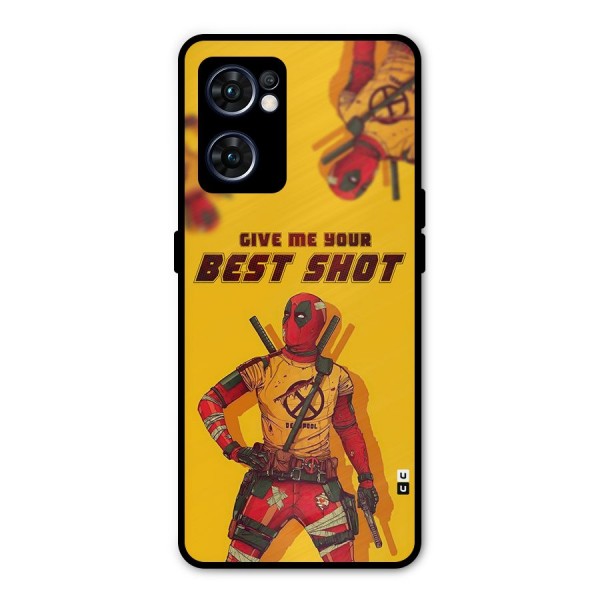 Best Shot Metal Back Case for Oppo Reno7 5G