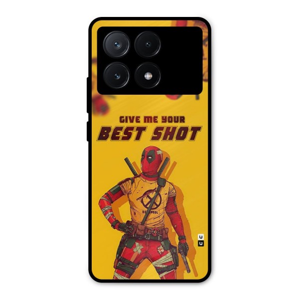 Best Shot Metal Back Case for Poco X6 Pro