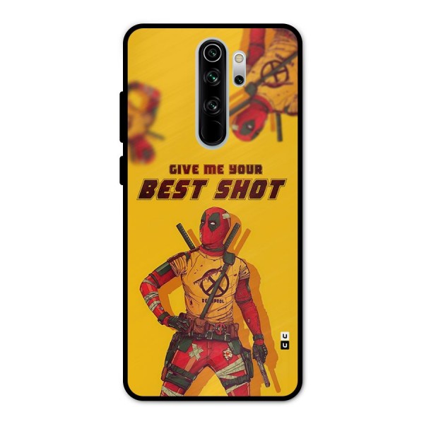 Best Shot Metal Back Case for Redmi Note 8 Pro