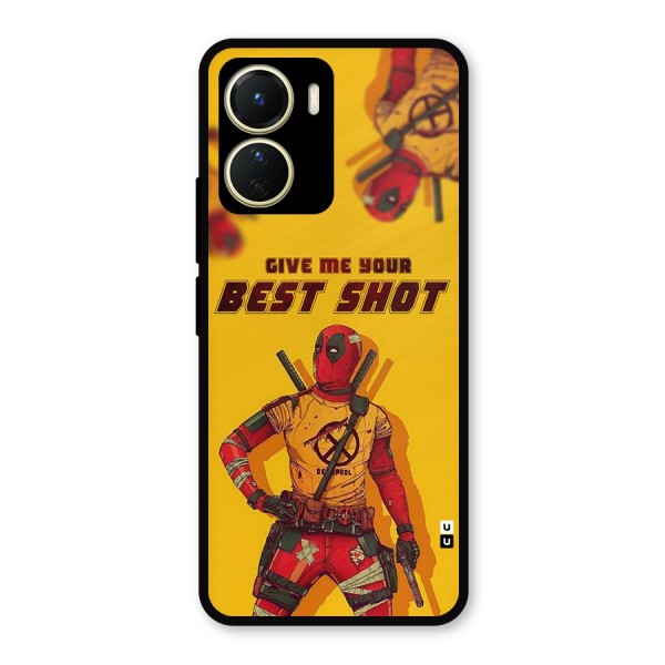 Best Shot Metal Back Case for Vivo Y16